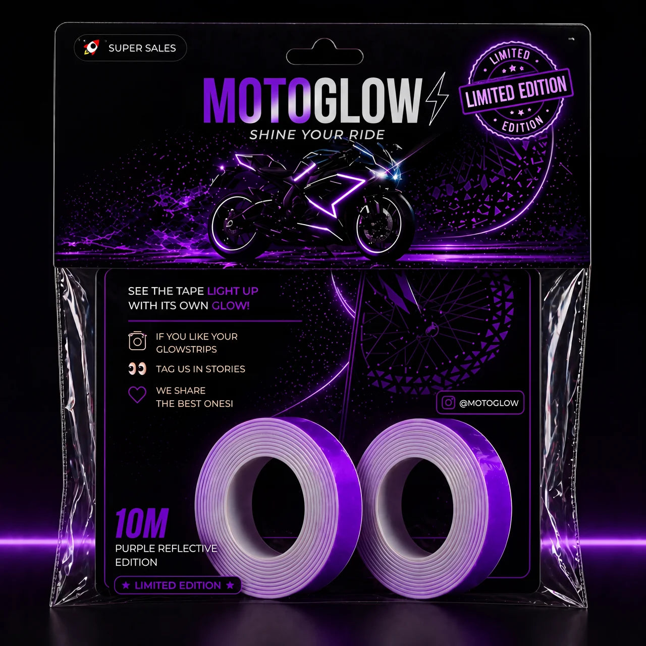 MotoGlow Purple - Exclusive Limited Edition
